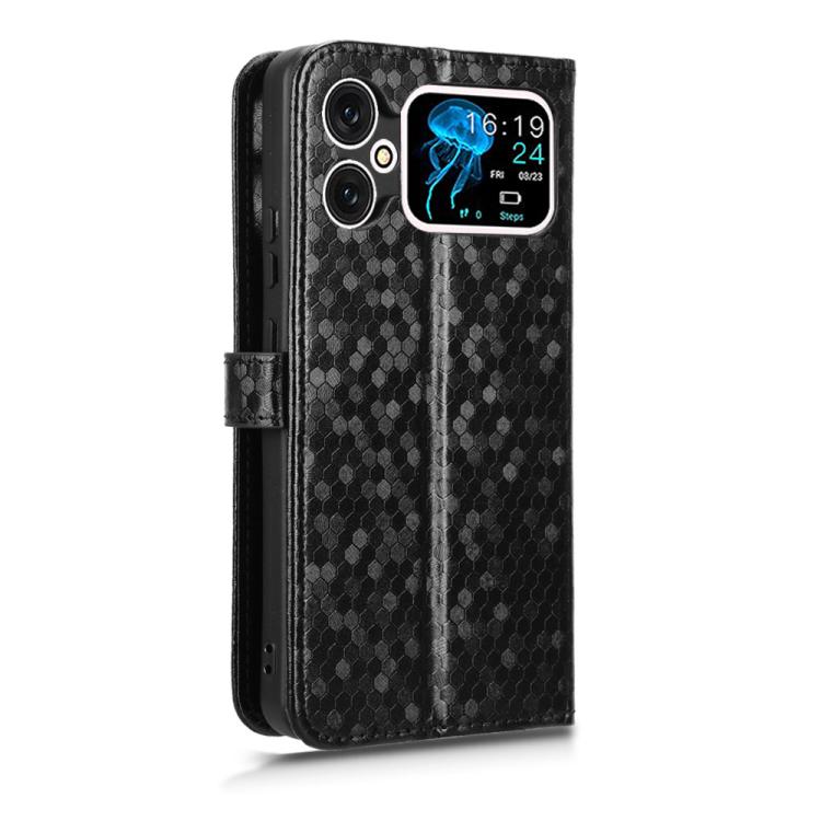 For Cubot A20 Honeycomb Dot Texture Leather Phone Case