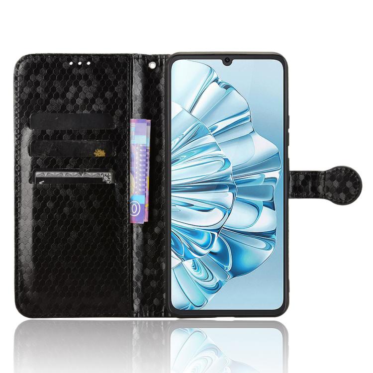 For Cubot A20 Honeycomb Dot Texture Leather Phone Case