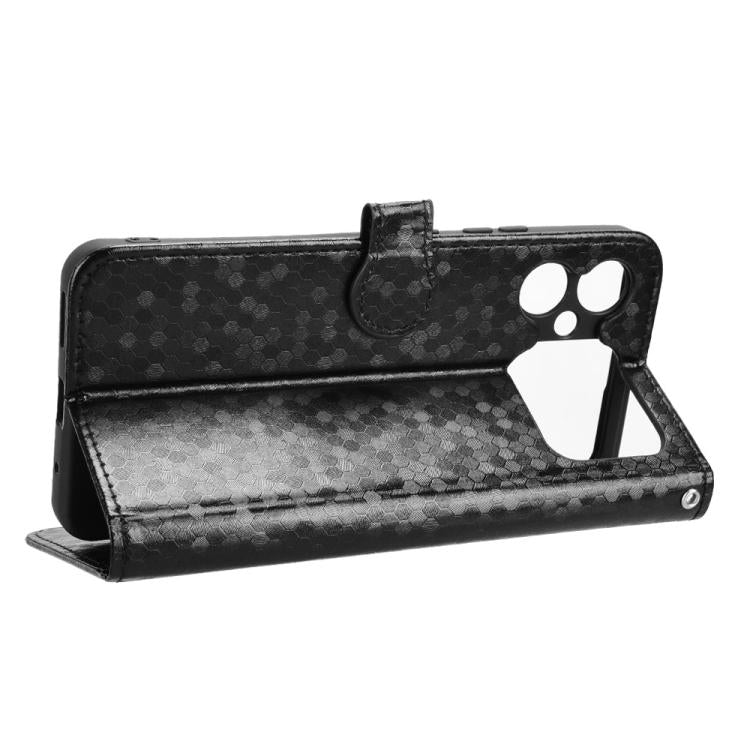 For Cubot A20 Honeycomb Dot Texture Leather Phone Case