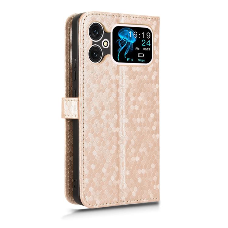 For Cubot A20 Honeycomb Dot Texture Leather Phone Case