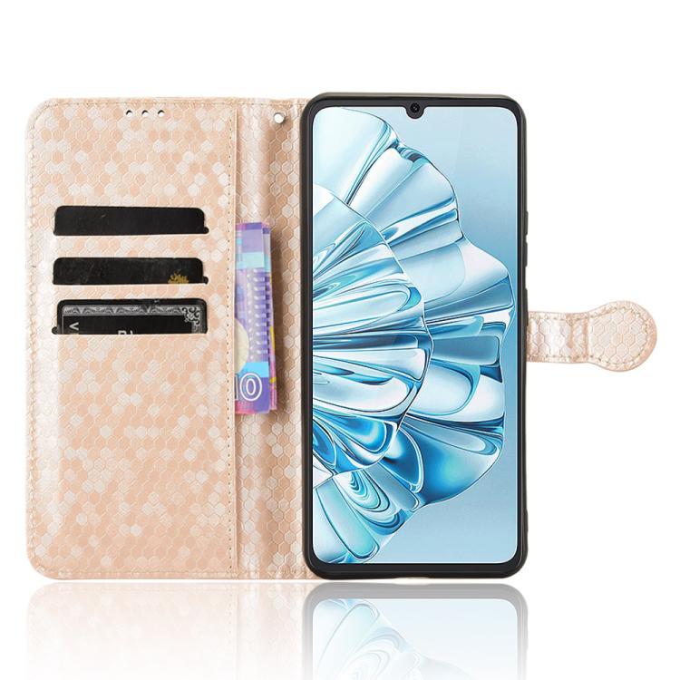 For Cubot A20 Honeycomb Dot Texture Leather Phone Case