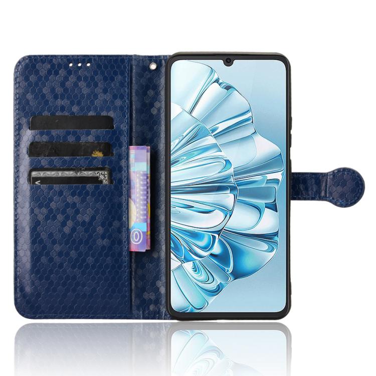 For Cubot A20 Honeycomb Dot Texture Leather Phone Case
