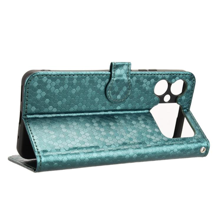 For Cubot A20 Honeycomb Dot Texture Leather Phone Case
