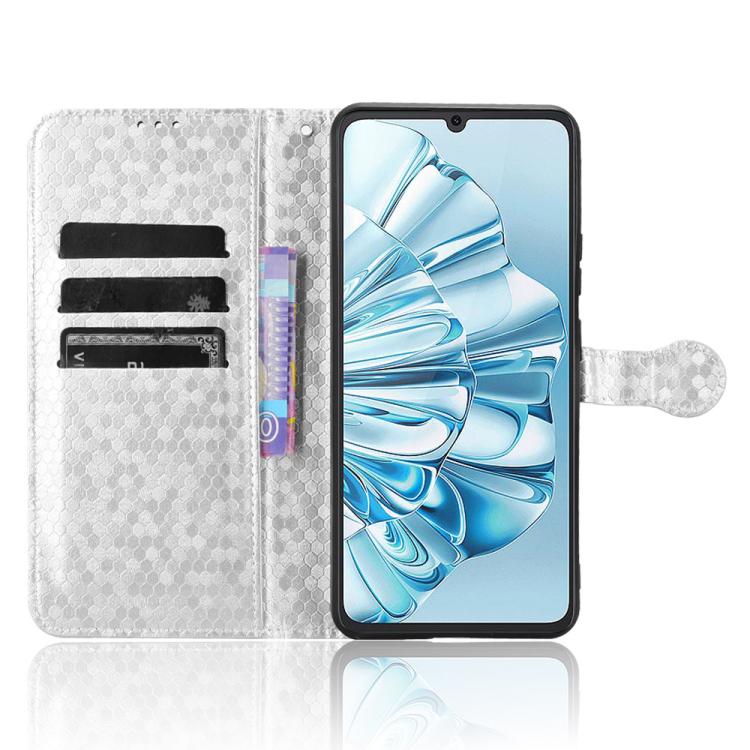 For Cubot A20 Honeycomb Dot Texture Leather Phone Case