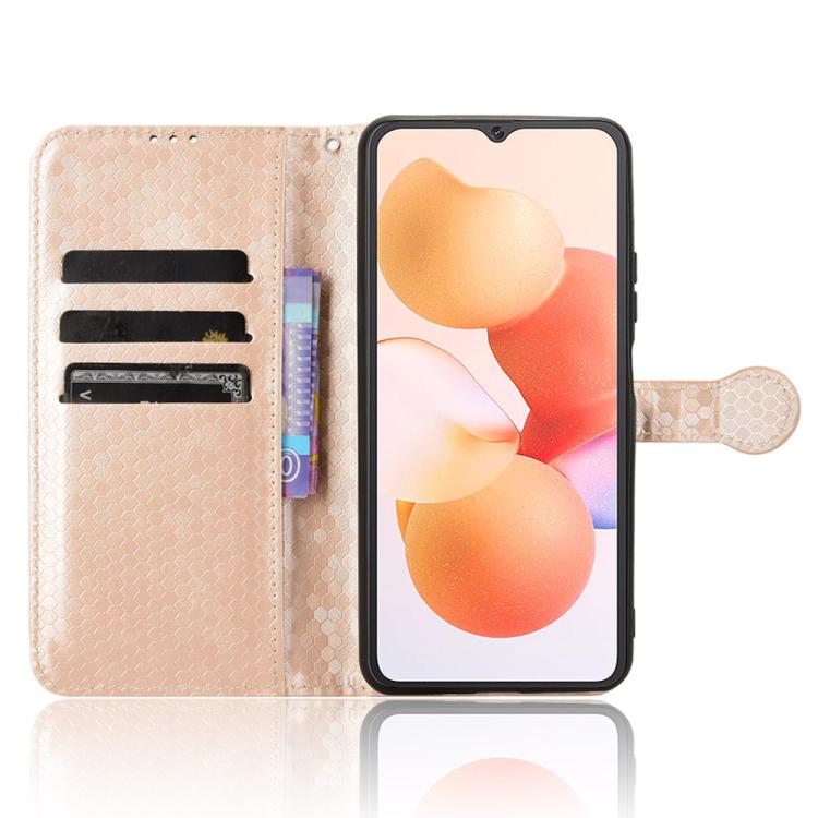 For Cubot A10 Honeycomb Dot Texture Leather Phone Case