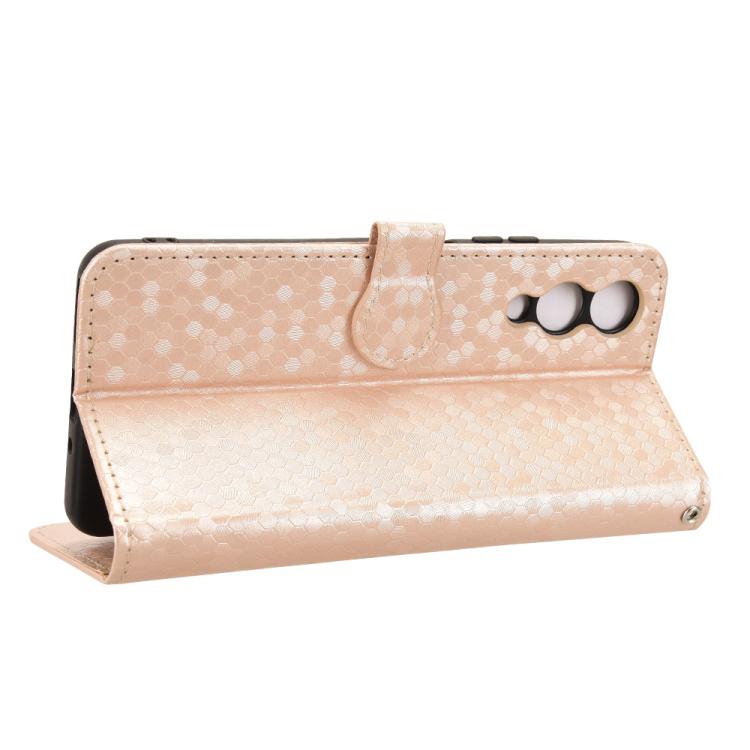For Cubot A10 Honeycomb Dot Texture Leather Phone Case