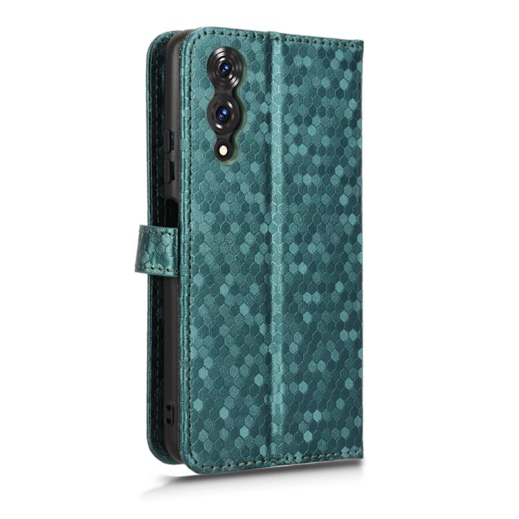 For Cubot A10 Honeycomb Dot Texture Leather Phone Case