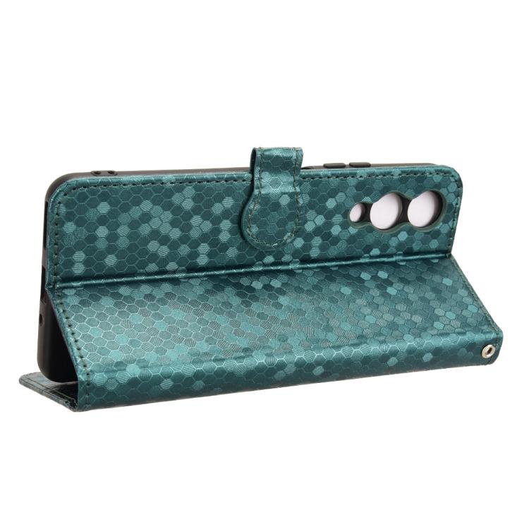 For Cubot A10 Honeycomb Dot Texture Leather Phone Case