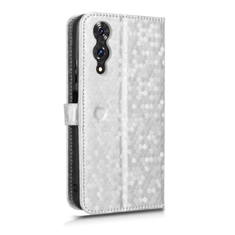 For Cubot A10 Honeycomb Dot Texture Leather Phone Case
