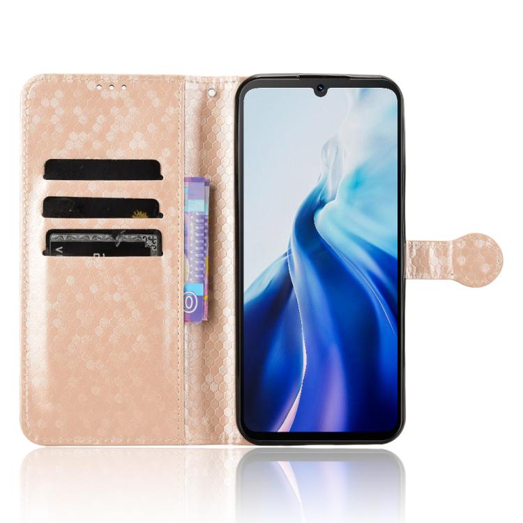 For Cubot A30 Honeycomb Dot Texture Leather Phone Case