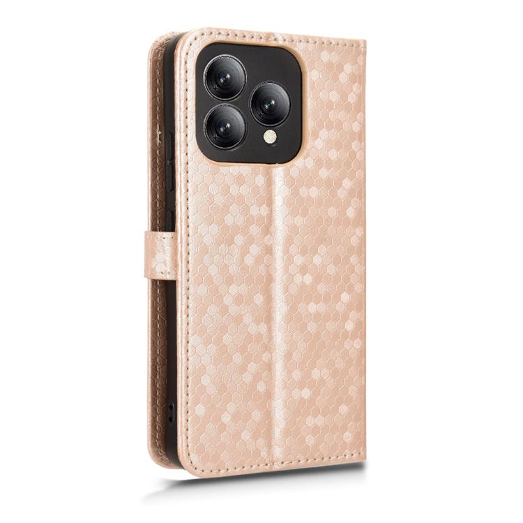 For Cubot A40 Honeycomb Dot Texture Leather Phone Case
