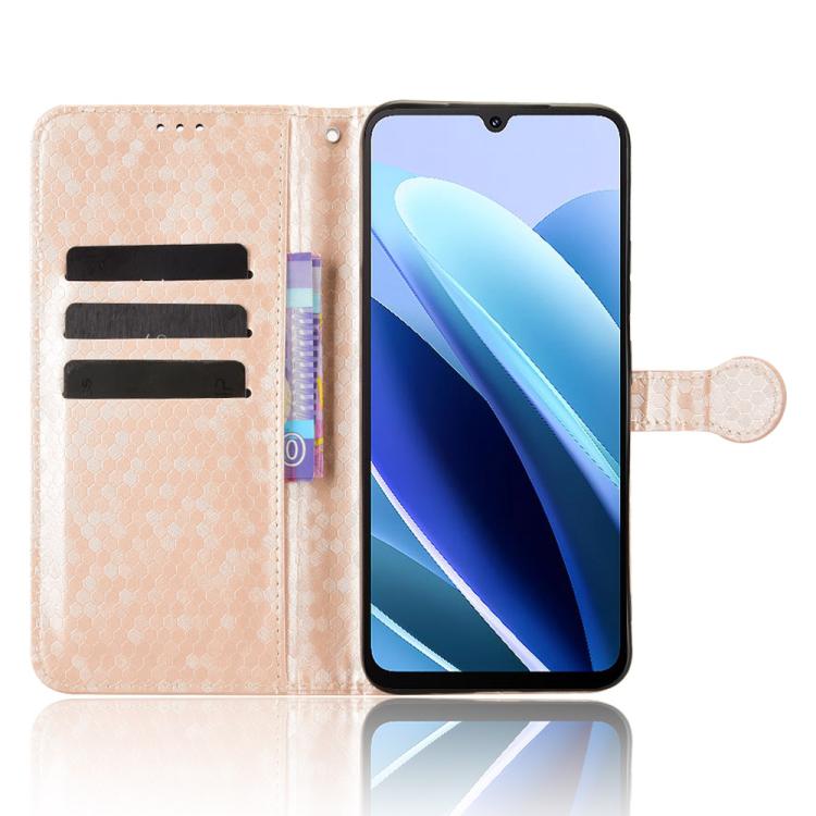 For Cubot A40 Honeycomb Dot Texture Leather Phone Case