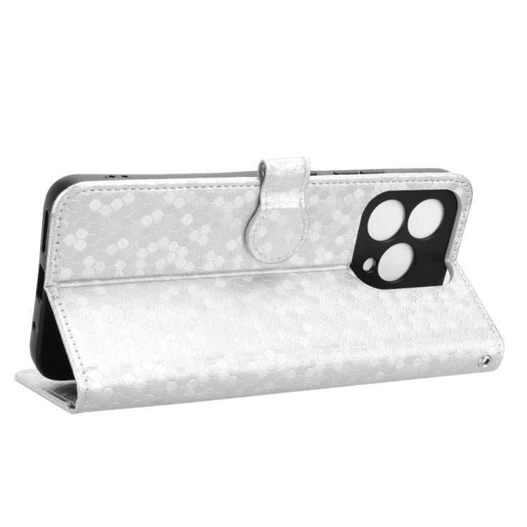 For Cubot A40 Honeycomb Dot Texture Leather Phone Case