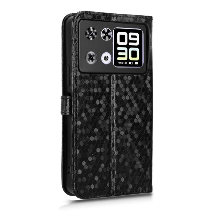 For Cubot P90 Honeycomb Dot Texture Leather Phone Case