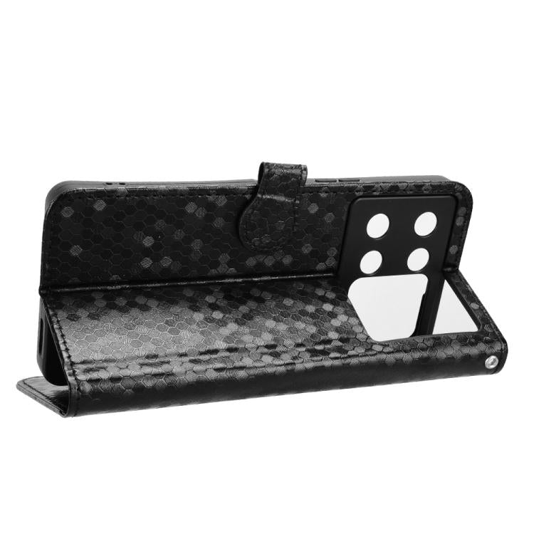 For Cubot P90 Honeycomb Dot Texture Leather Phone Case