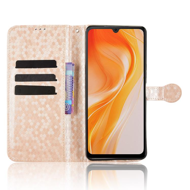 For Cubot P90 Honeycomb Dot Texture Leather Phone Case