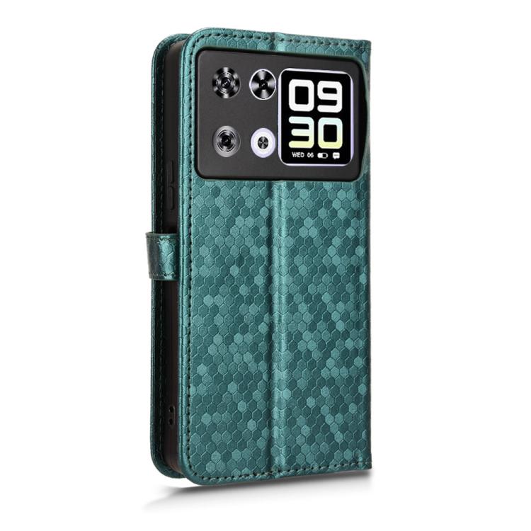 For Cubot P90 Honeycomb Dot Texture Leather Phone Case