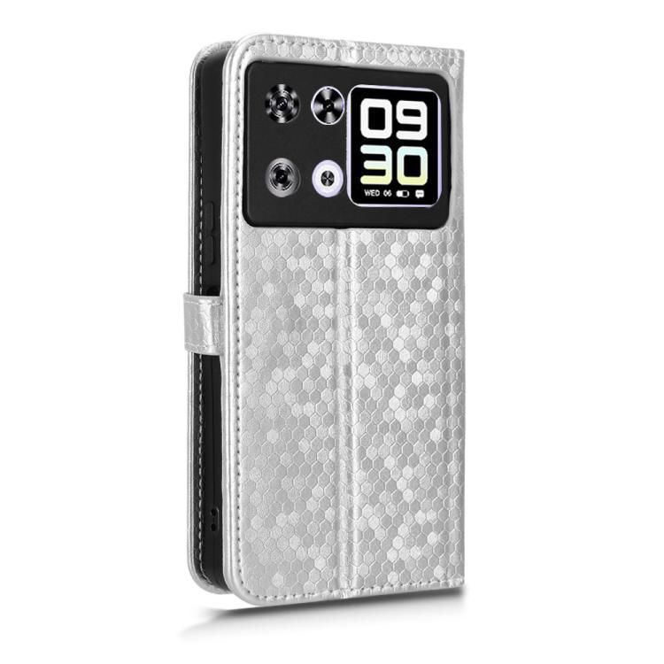 For Cubot P90 Honeycomb Dot Texture Leather Phone Case