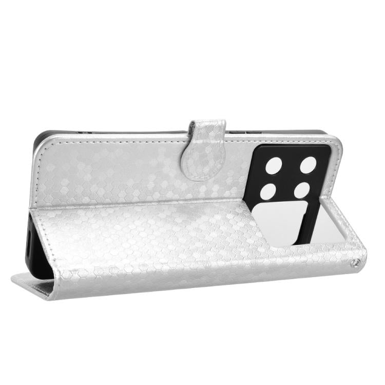 For Cubot P90 Honeycomb Dot Texture Leather Phone Case