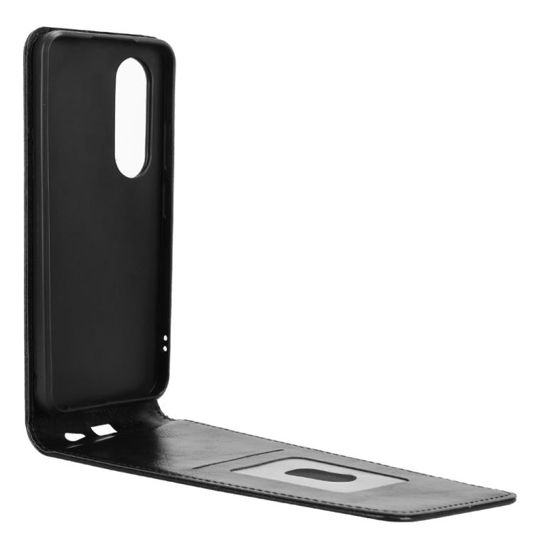 For itel S25 Magnetic Vertical Flip Leather Phone Case