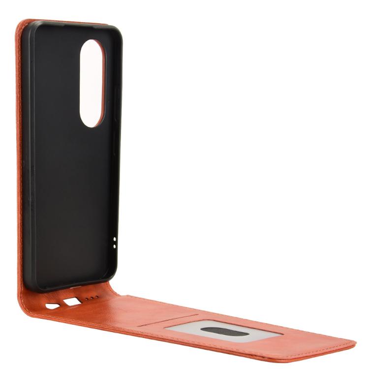 For itel S25 Magnetic Vertical Flip Leather Phone Case
