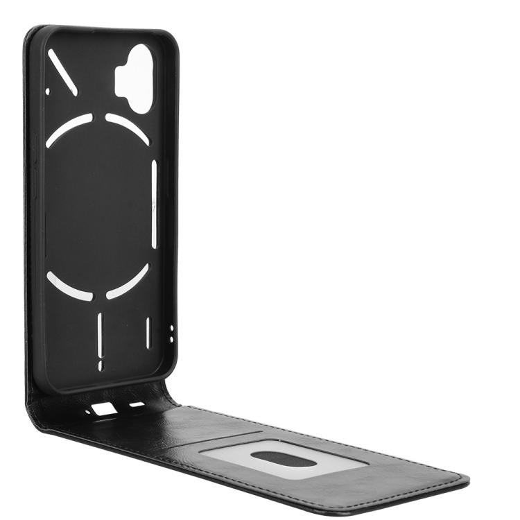 For Nothing Phone 1 Magnetic Vertical Flip Leather Phone Case