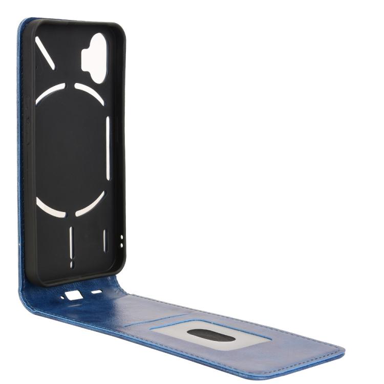 For Nothing Phone 1 Magnetic Vertical Flip Leather Phone Case