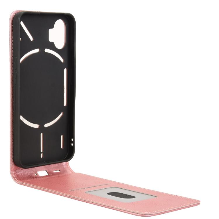 For Nothing Phone 1 Magnetic Vertical Flip Leather Phone Case