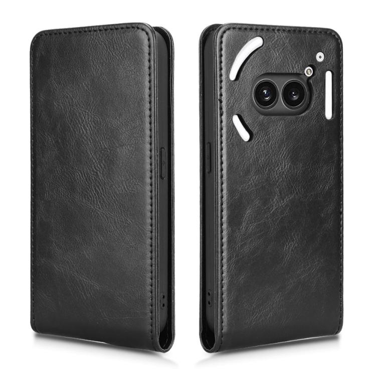 For Nothing Phone 2a Magnetic Vertical Flip Leather Phone Case