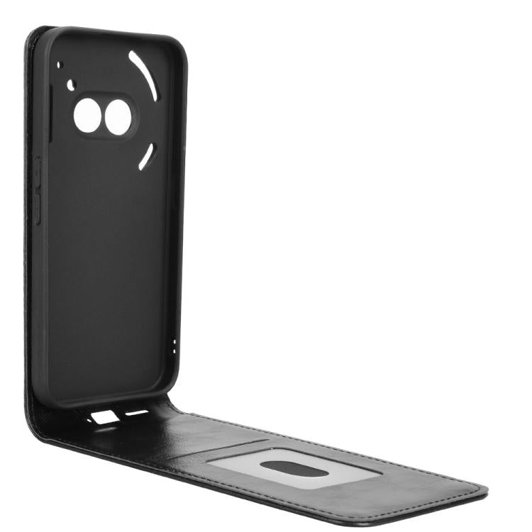 For Nothing Phone 2a Magnetic Vertical Flip Leather Phone Case