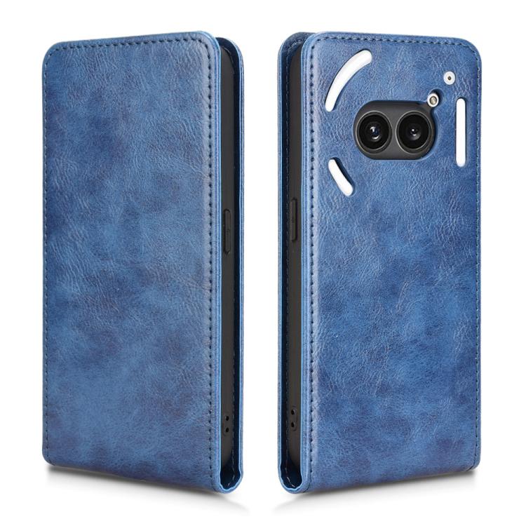 For Nothing Phone 2a Magnetic Vertical Flip Leather Phone Case