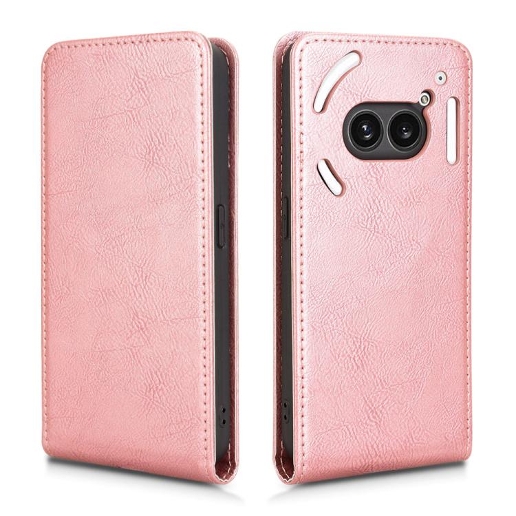 For Nothing Phone 2a Magnetic Vertical Flip Leather Phone Case