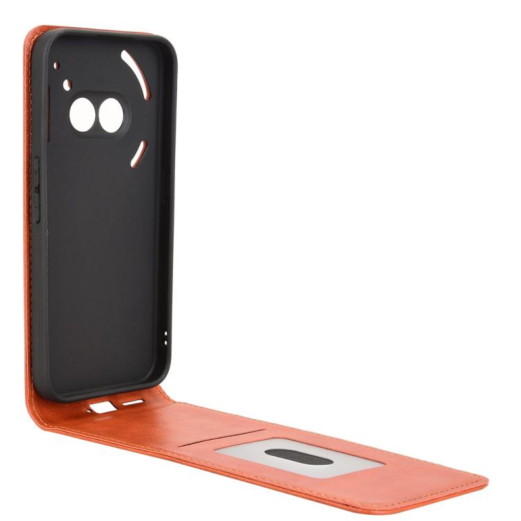 For Nothing Phone 2a Magnetic Vertical Flip Leather Phone Case