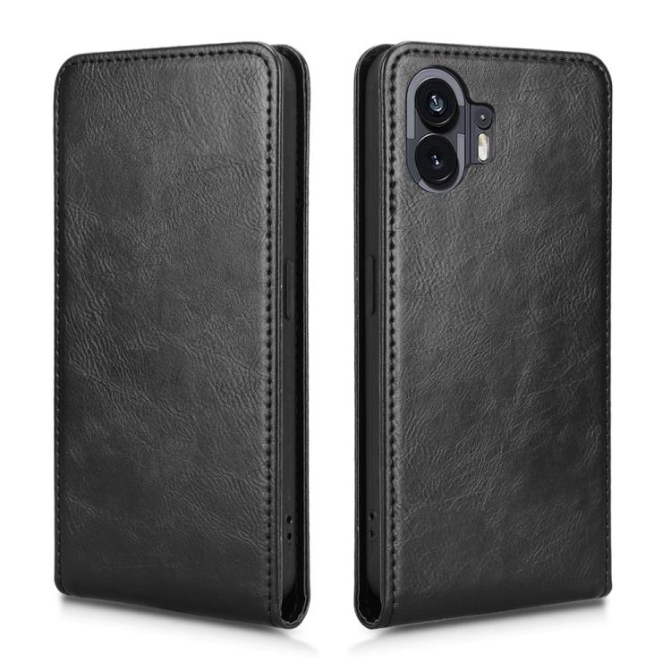 For Nothing Phone 2 Magnetic Vertical Flip Leather Phone Case