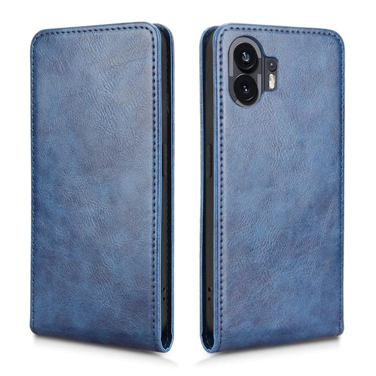 For Nothing Phone 2 Magnetic Vertical Flip Leather Phone Case
