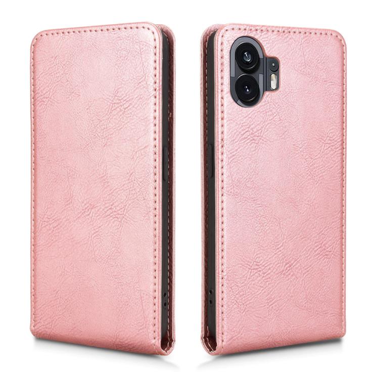 For Nothing Phone 2 Magnetic Vertical Flip Leather Phone Case