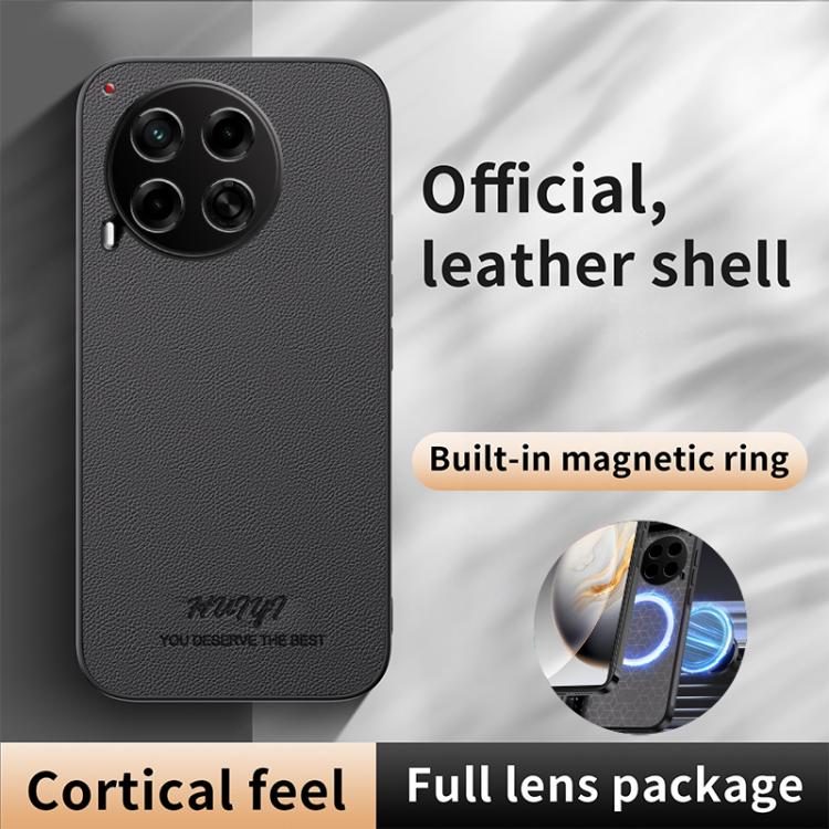 For Tecno Camon 30 HUIYI Leather Magnetic Phone Case