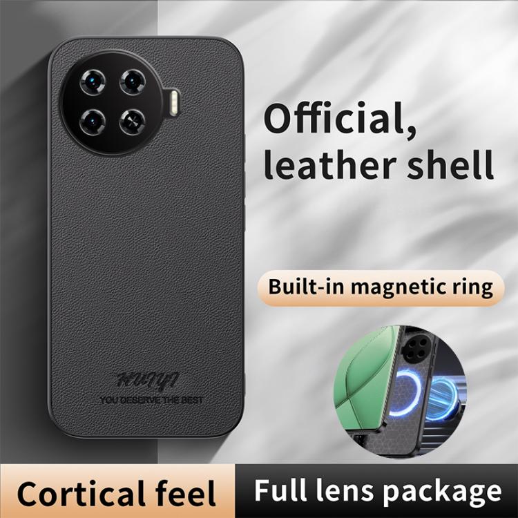 For Tecno Spark 20 Pro+ HUIYI Leather Magnetic Phone Case