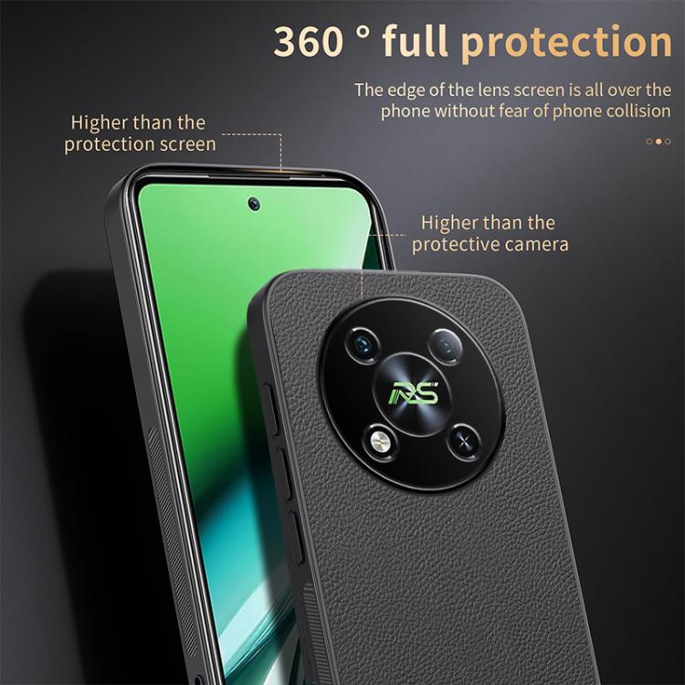 For itel RS4 HUIYI Leather Magnetic Phone Case