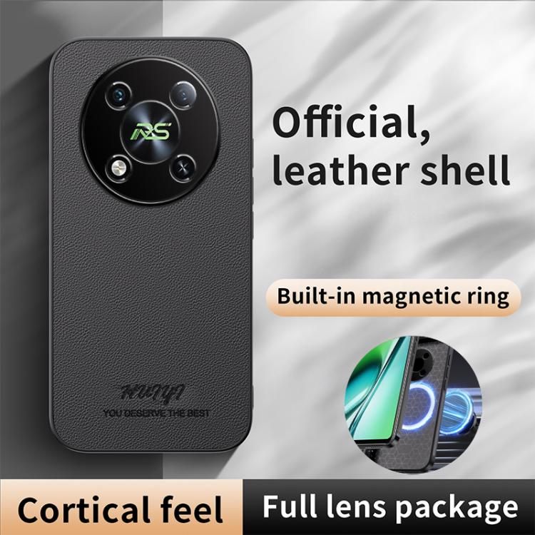 For itel RS4 HUIYI Leather Magnetic Phone Case