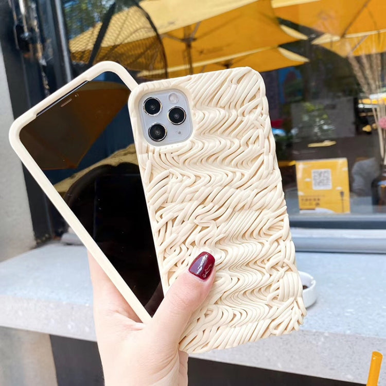 For iPhone 11 3D Instant Noodles Silicone Protective Case
