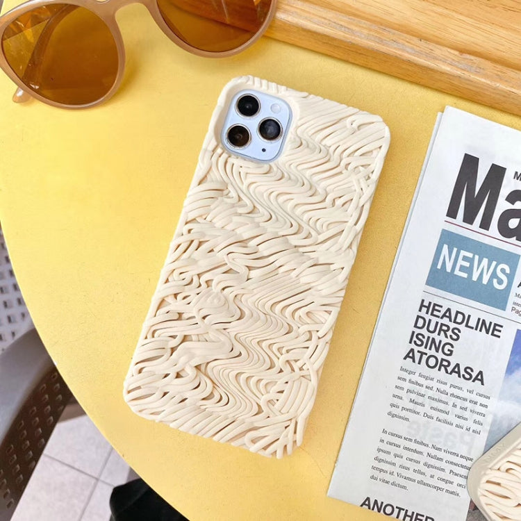 For iPhone 11 3D Instant Noodles Silicone Protective Case