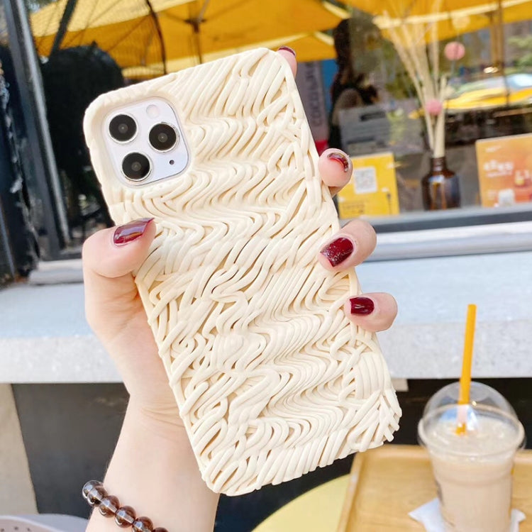 For iPhone 11 Pro Max 3D Instant Noodles Silicone Protective Case