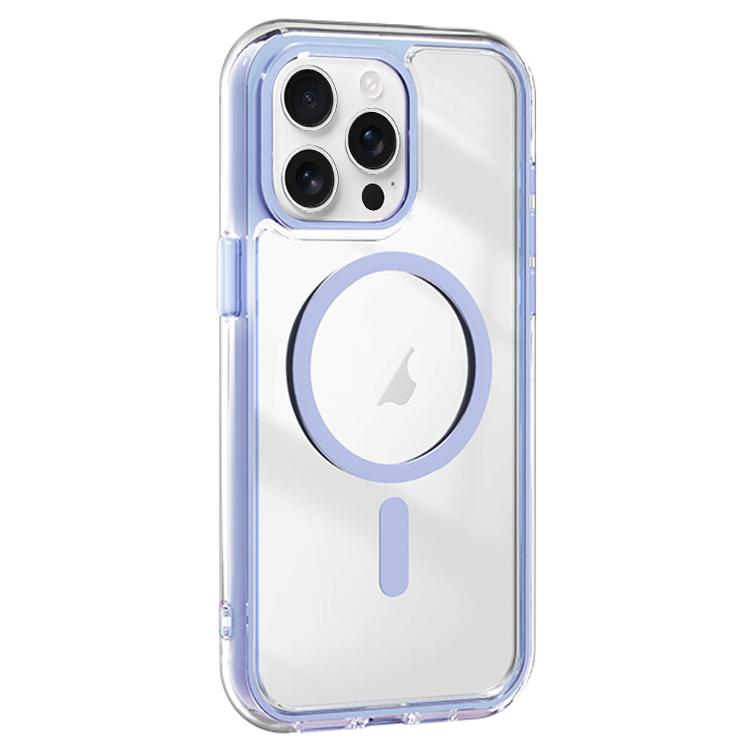 For iPhone 15 Pro Acrylic Hybrid TPU Airbag Shockproof MagSafe Phone Case
