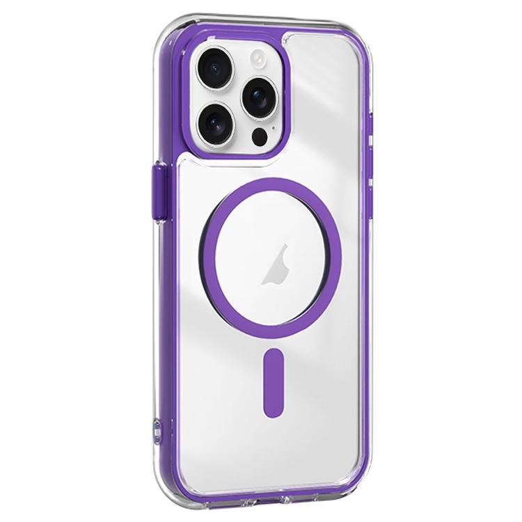 For iPhone 14 Pro Max Acrylic Hybrid TPU Airbag Shockproof MagSafe Phone Case