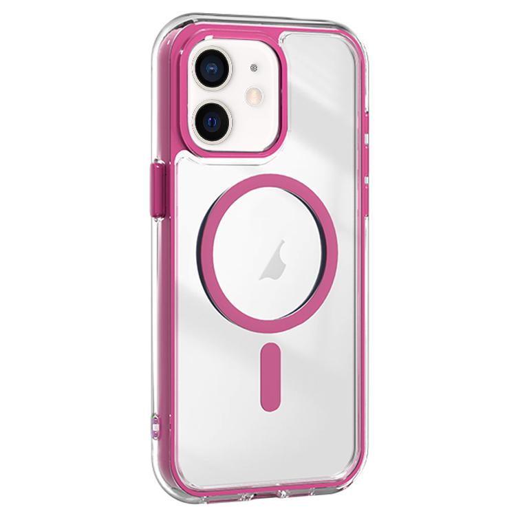 For iPhone 12 Acrylic Hybrid TPU Airbag Shockproof MagSafe Phone Case