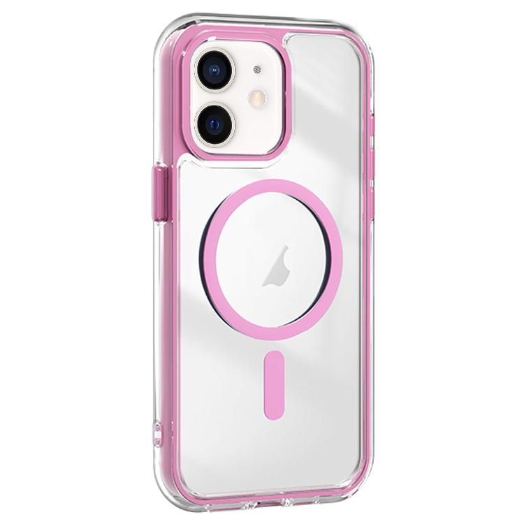 For iPhone 12 Acrylic Hybrid TPU Airbag Shockproof MagSafe Phone Case