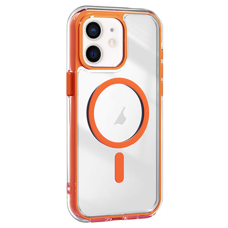 For iPhone 12 Acrylic Hybrid TPU Airbag Shockproof MagSafe Phone Case