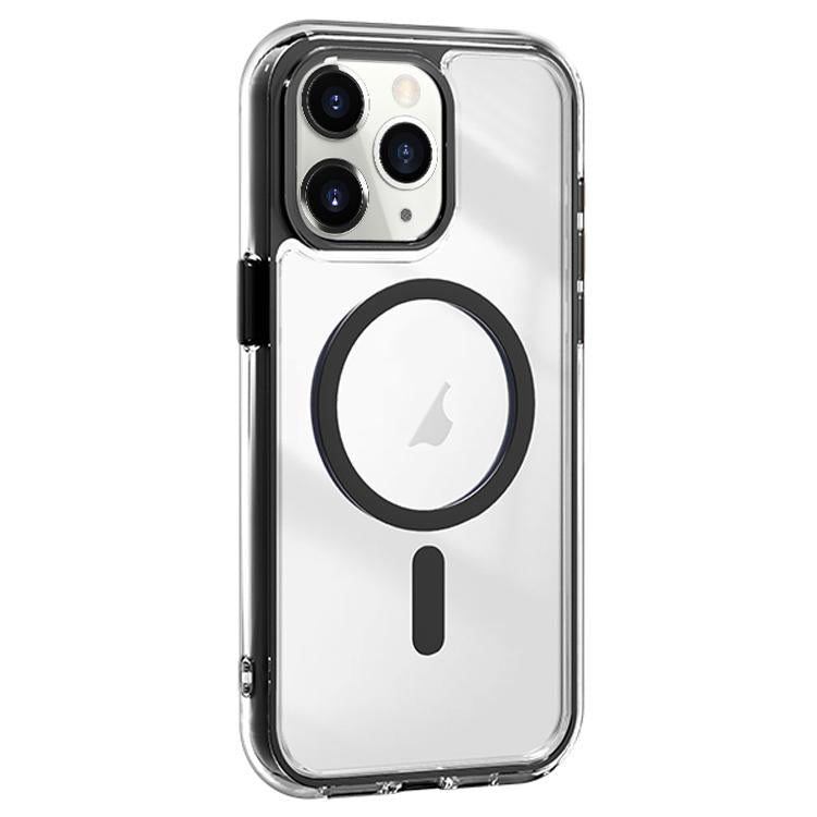 For iPhone 11 Pro Acrylic Hybrid TPU Airbag Shockproof MagSafe Phone Case