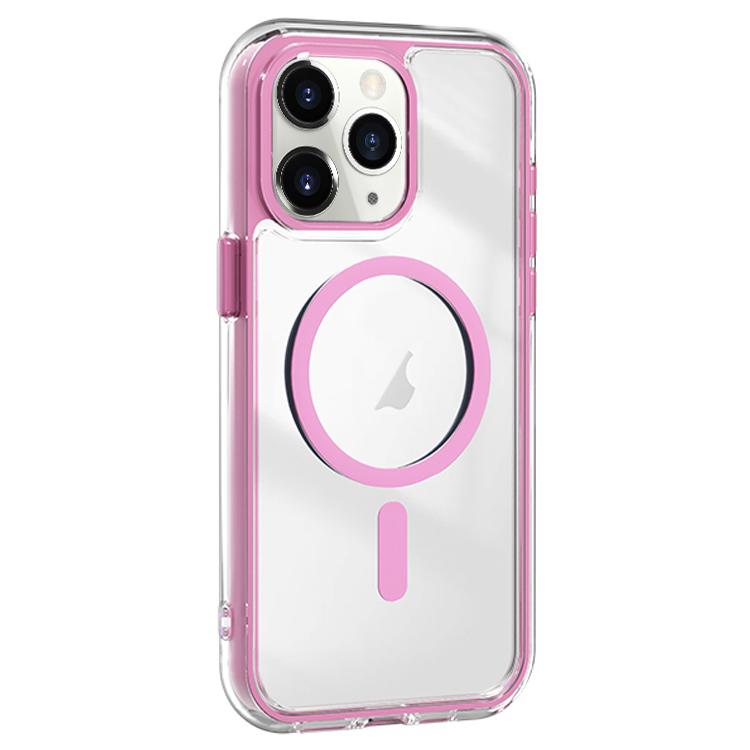 For iPhone 11 Pro Acrylic Hybrid TPU Airbag Shockproof MagSafe Phone Case
